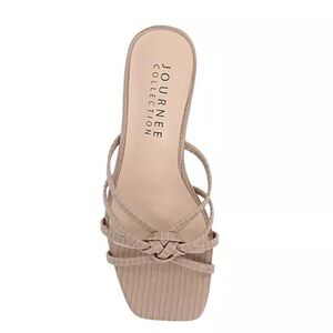 Journee Collection Womens Blayke Multi Strap Slip On Wedge Sandals